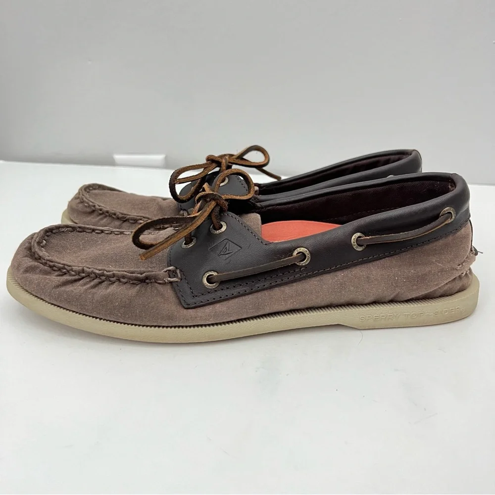 Sperry A/O 2 Eye Canvas Boat Shoes